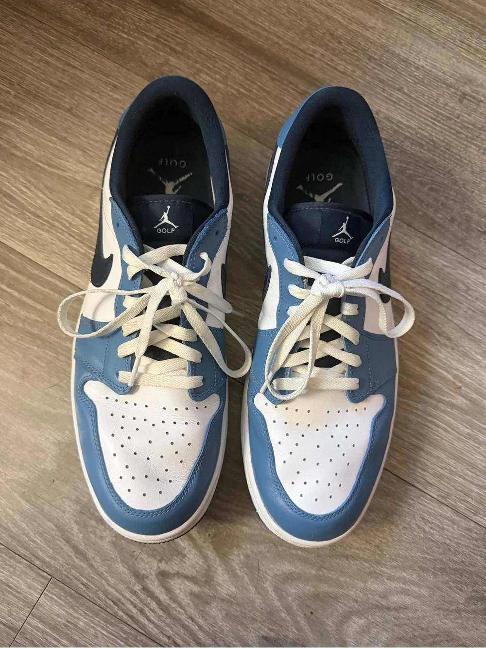 Jordan Golf Low-Top Sneakers - White/Light Blue